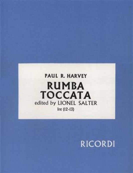 Harvey - Rumba Toccata Piano Solo