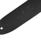 Levy Black Genuine Leather Guitar Strap 2" Wide