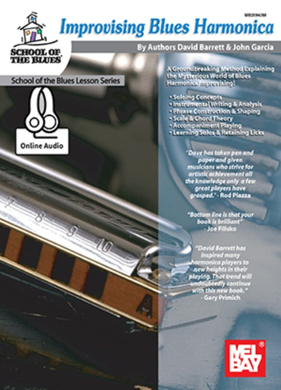 Improvising Blues Harmonica Bk/Ola
