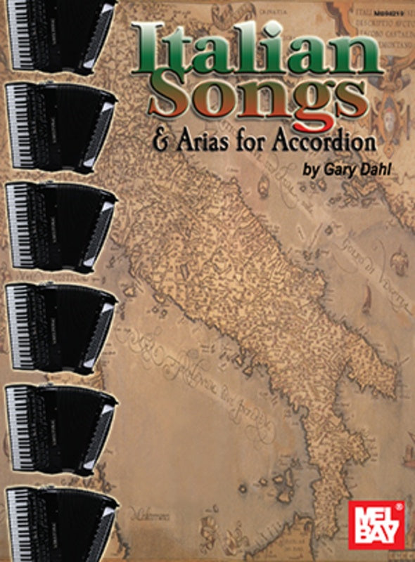 Italian Songs & Arias For Accordion Book