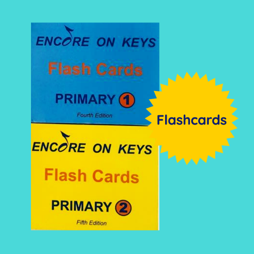 Encore On Keys Primary Flash Cards - Level 2