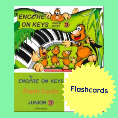 Encore On Keys - Junior Flash Cards Level 3