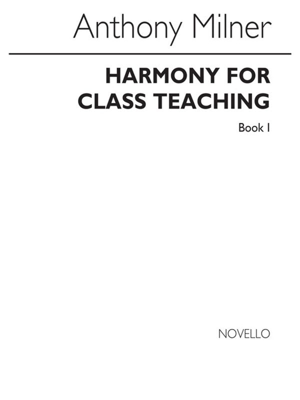 Milner Harmony Class Teaching Book 1