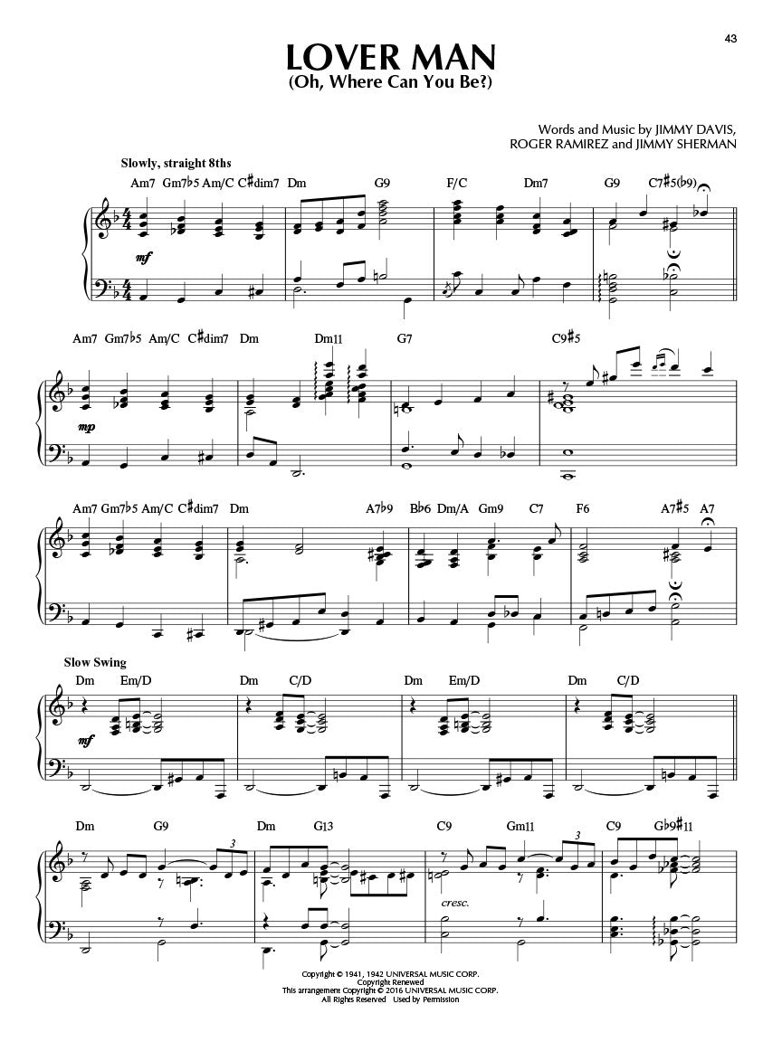 Jazz Standards - Jazz Piano Solos Series Volume 44 Book