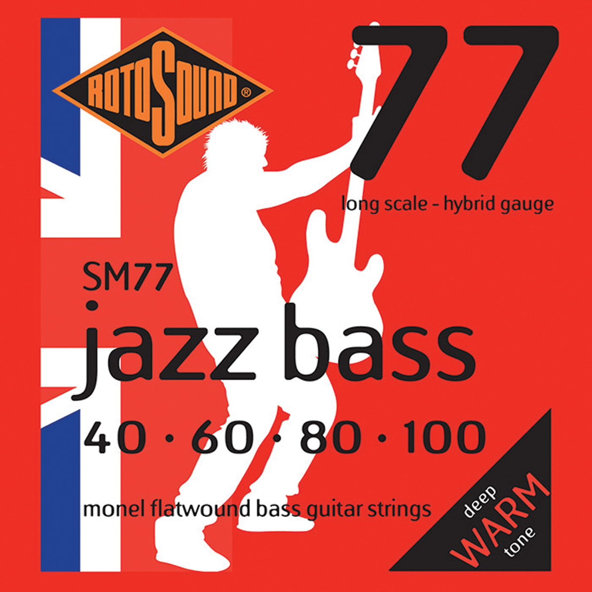 Rotosound RSM77 Jazz Bass 77 hybrid long scale 40 - 100 Monel
