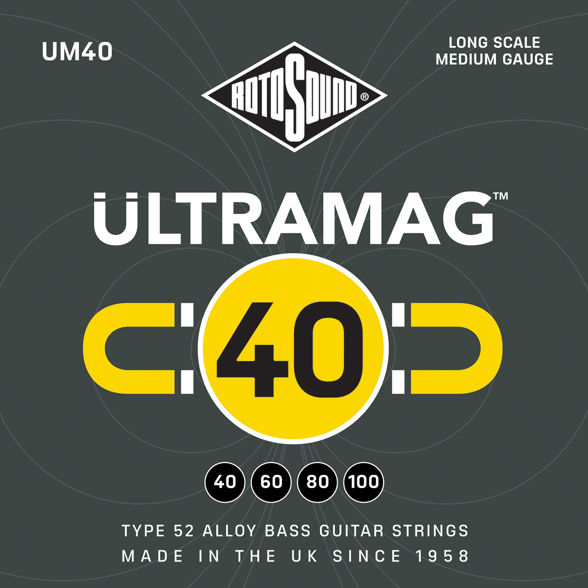 Rotosound RUM40 Ultramag Bass Set 40-100
