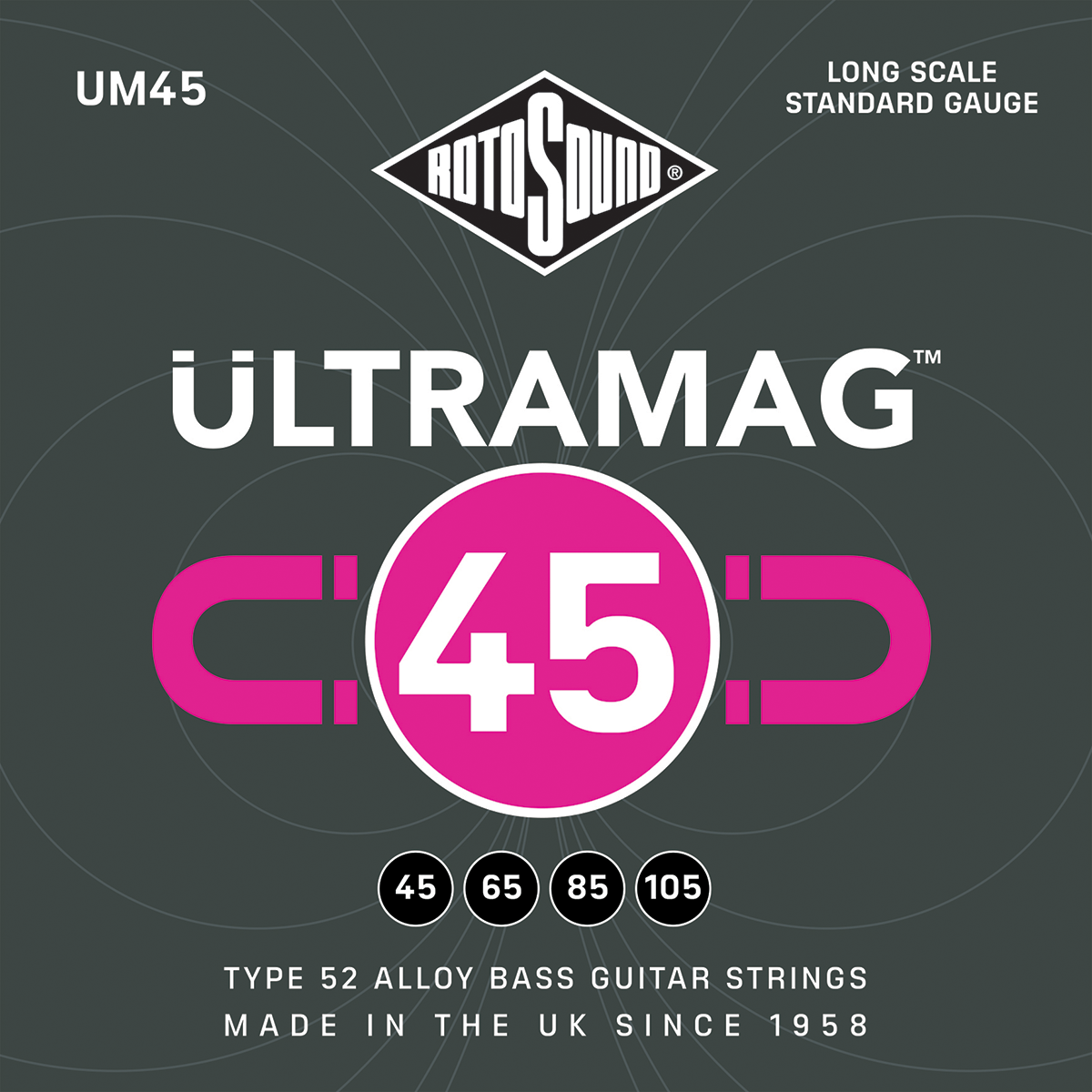 Rotosound RUM45 Ultramag Bass Set 45-105