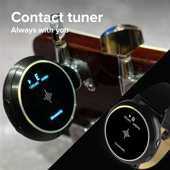 Soundbrenner Core Steel -  The Wearable Vibrating metronome, Chromatic contact tuner, Decibel meter and Smartwatch