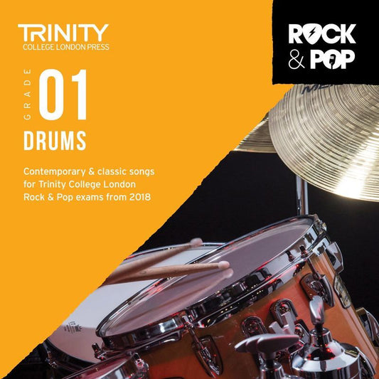 Trinity Rock & Pop Drums - Grade 1 CD - Music2u