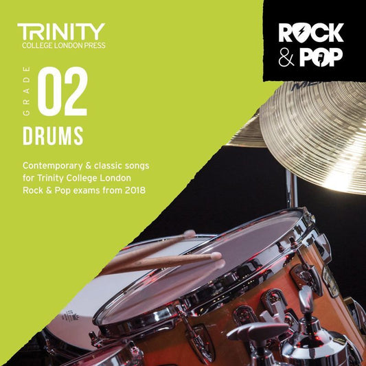 Trinity Rock & Pop Drums - Grade 2 CD - Music2u