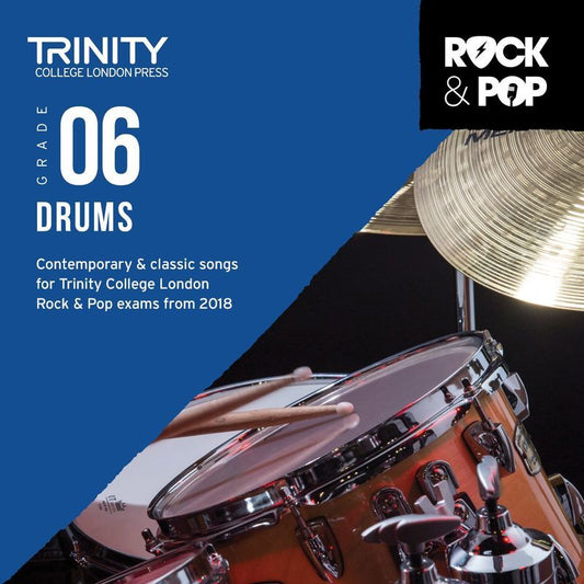 Trinity Rock & Pop Drums - Grade 6 CD - Music2u