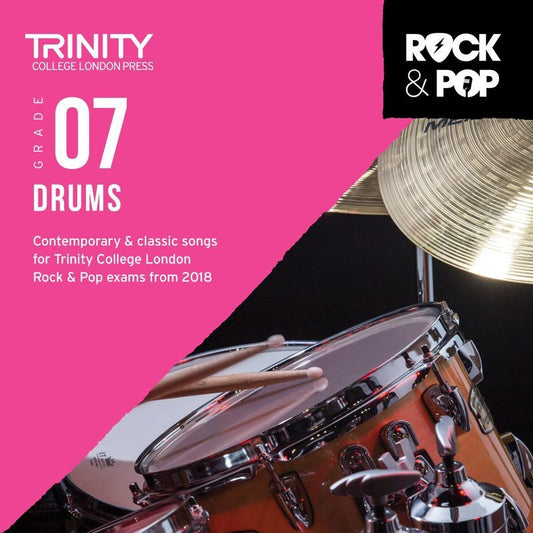 Trinity Rock & Pop Drums - Grade 7 CD - Music2u