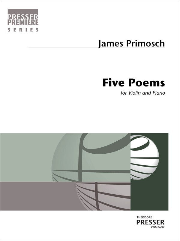 Primosch - Five Poems Violin/Piano