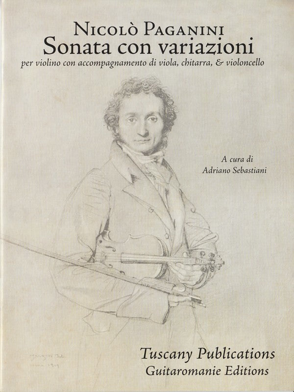Paganini - Sonata Con Variazioni Violin/Viola/Guitar/Cello