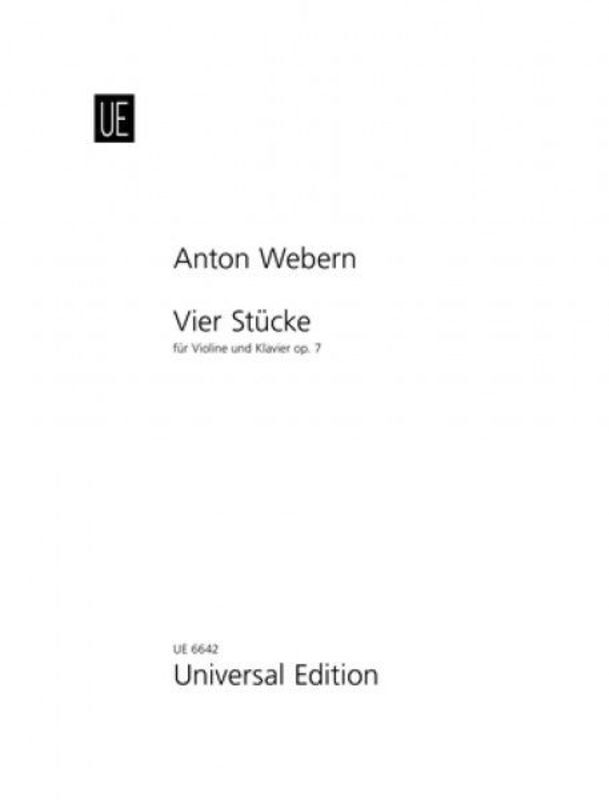 Webern - 4 Pieces Op 7 For Violin/Piano