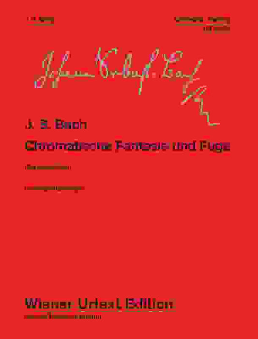 Bach - Chromatic Fantasy And Fugue Bwv 903 Ed Behringer