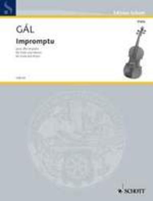 Gal - Impromptu For Viola/Piano