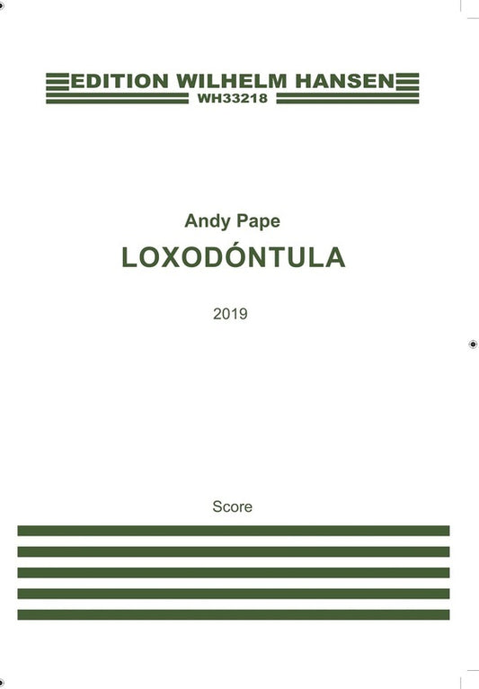 Pape - Loxodontula For Piano