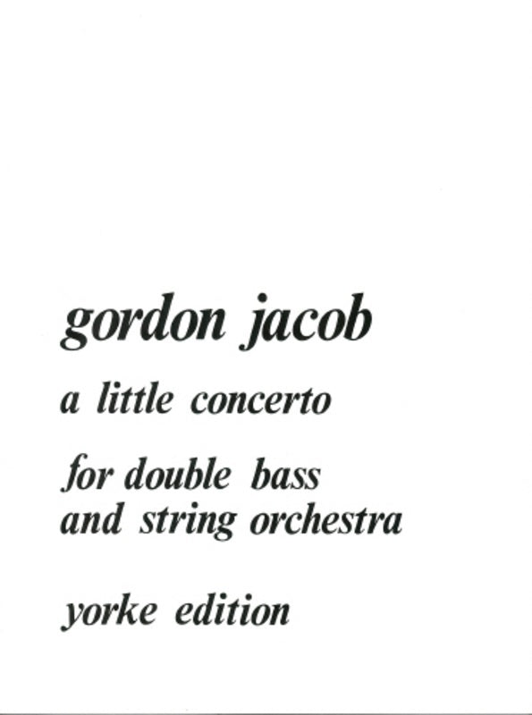 Jacob - Little Concerto For Double Bass/Piano