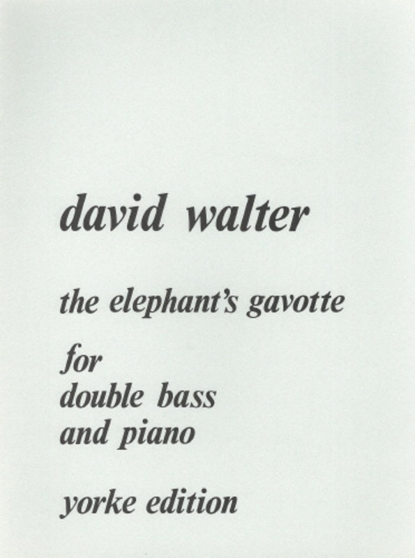 Walter - Elephants Gavotte For Double Bass/Piano