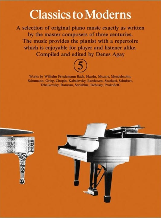 Classics To Moderns Bk 5