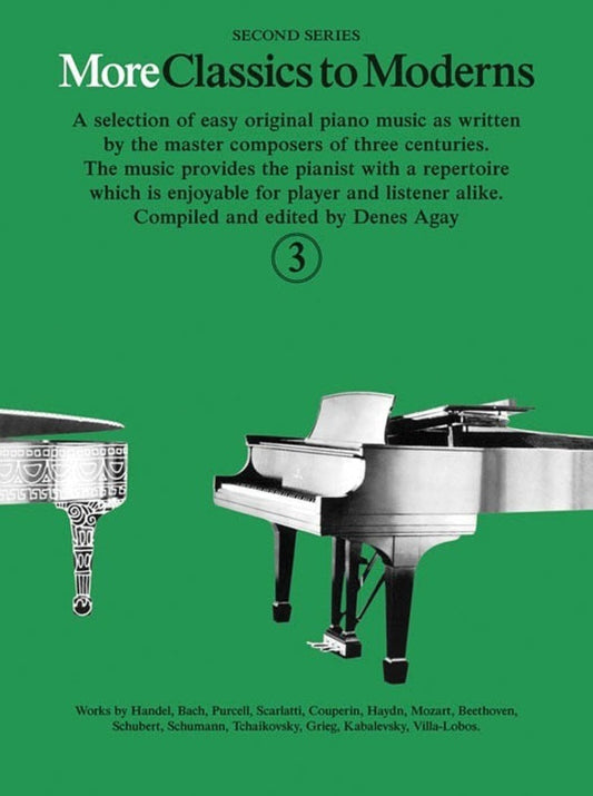 More Classics To Moderns Bk 3
