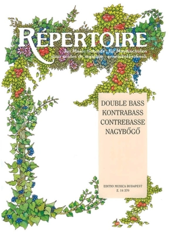 Repertoire For Music Schools Double Bass/Piano
