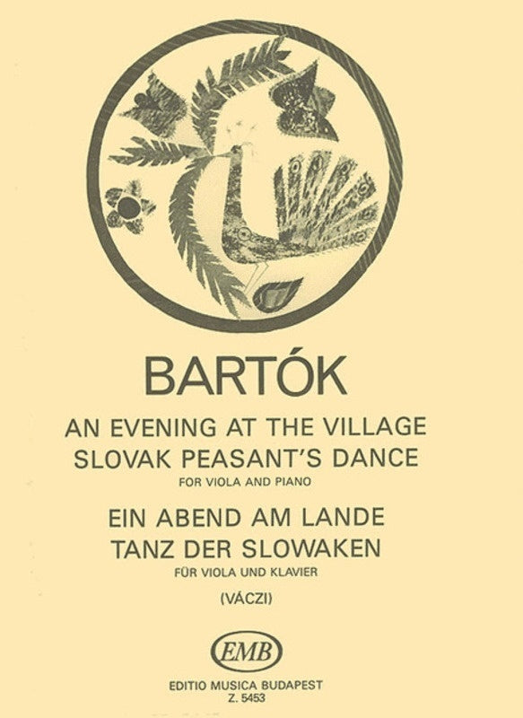 Evening In The Village & Slovak Peasants Dance Viola/Piano