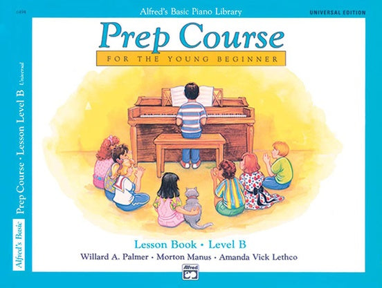 Alfred's Basic Piano Prep Course - Lesson Book Level B (Universal Edition) Book/Cd