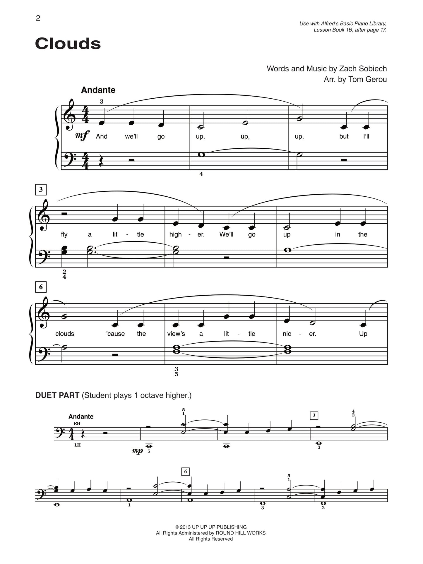 Alfred's Basic Piano Library - Popular Hits Level 1B Book