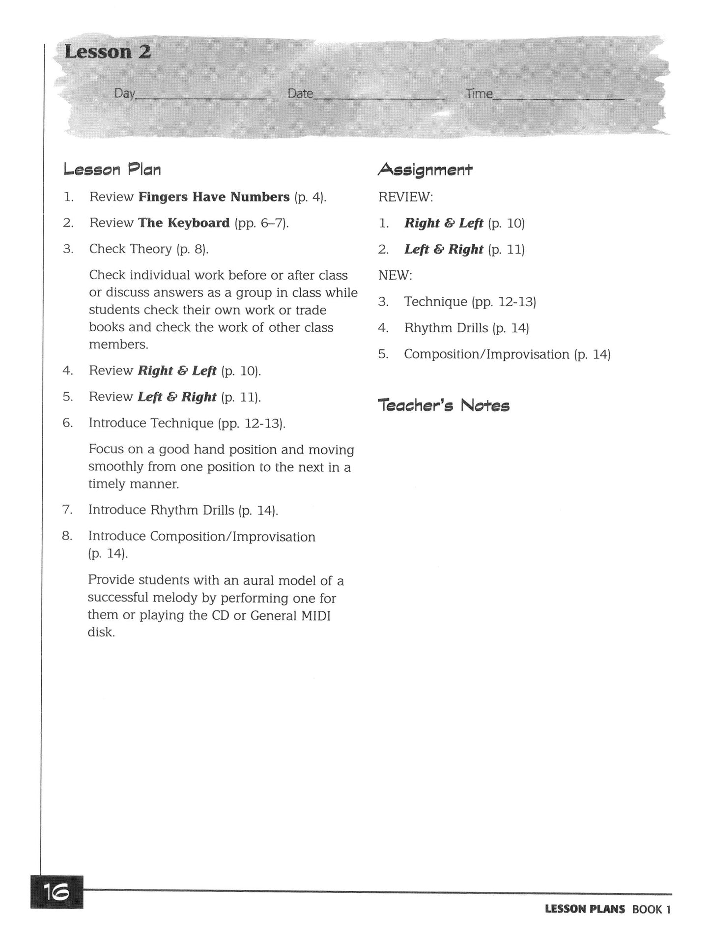 Alfred's Basic Group Piano Course - Teacher's Handbook 1 & 2