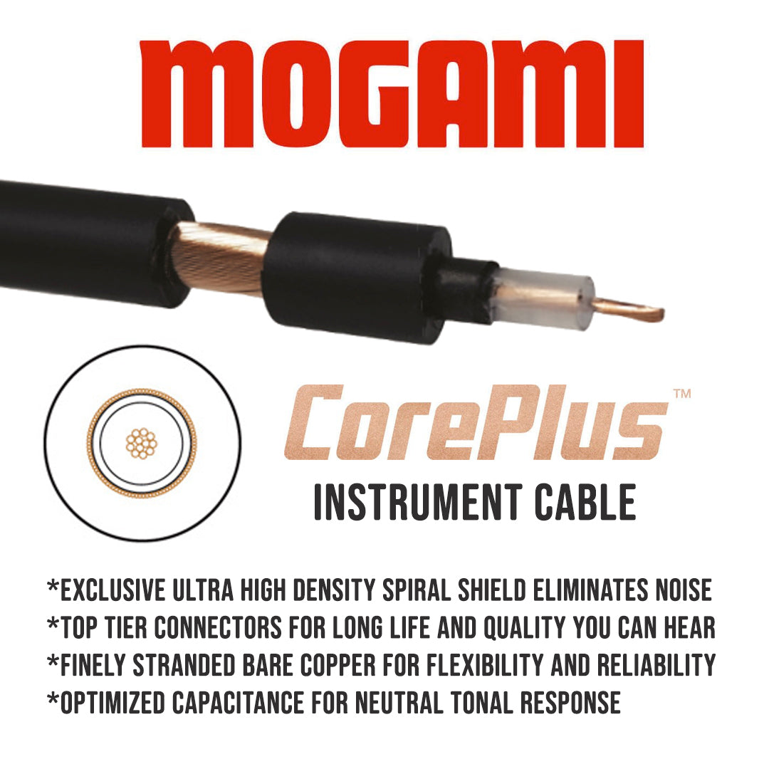 Mogami CorePlus Instrument Cable - 5ft Length