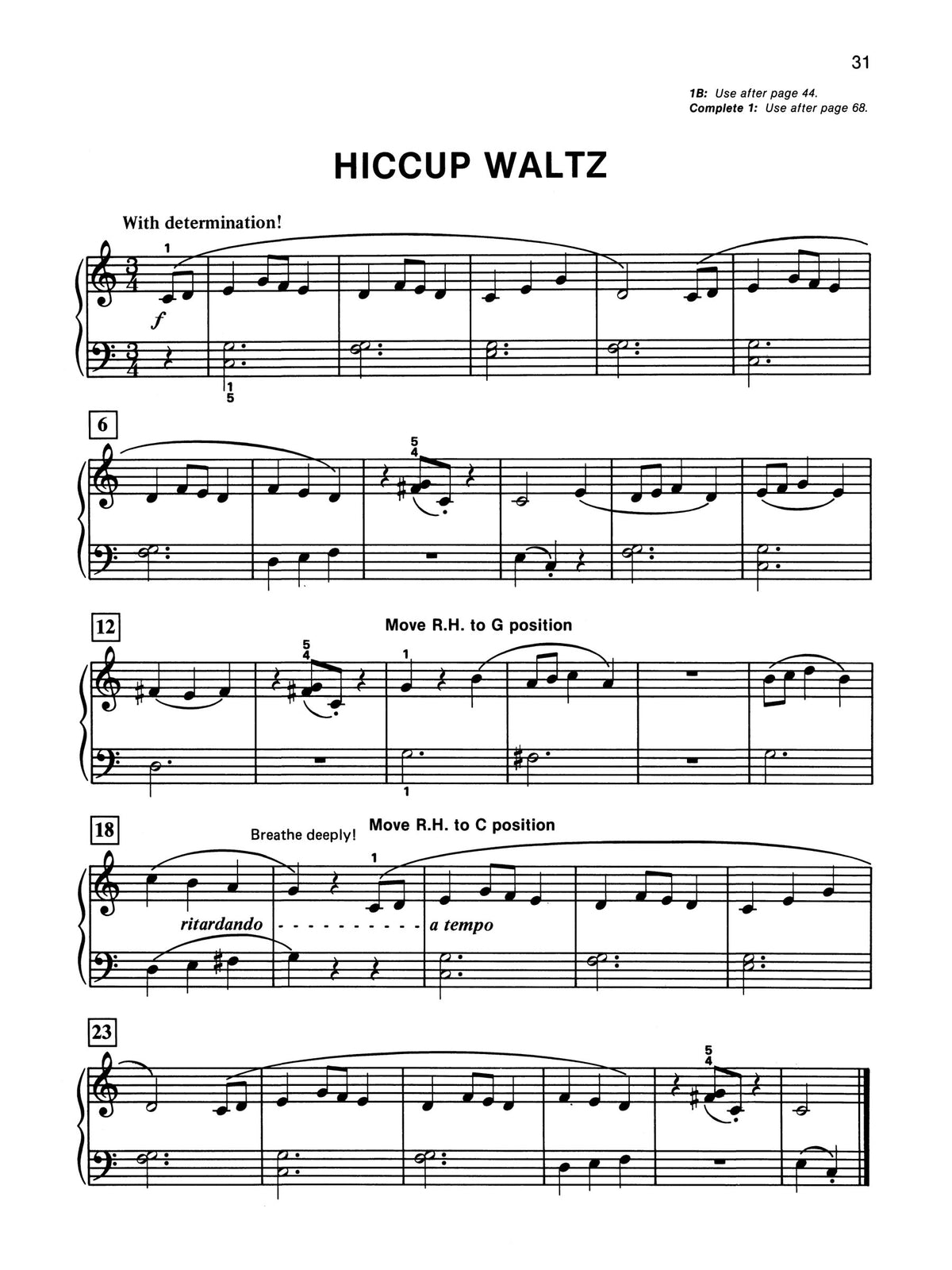 Alfred's Basic Piano Library - Duet Book Level 1B