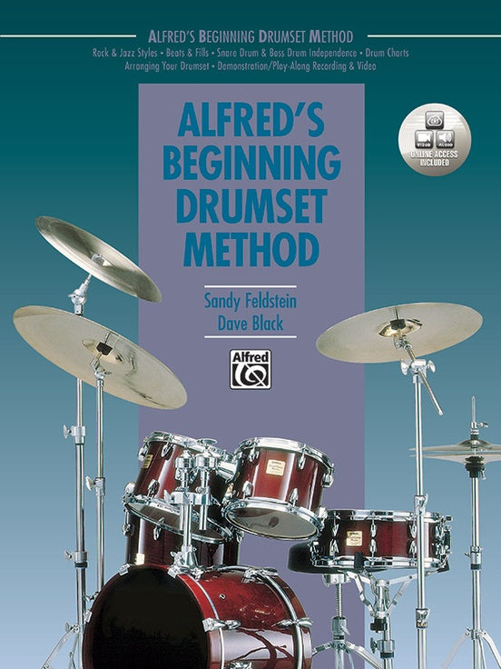 Alfred's Beginning Drumset Method Book/Olm