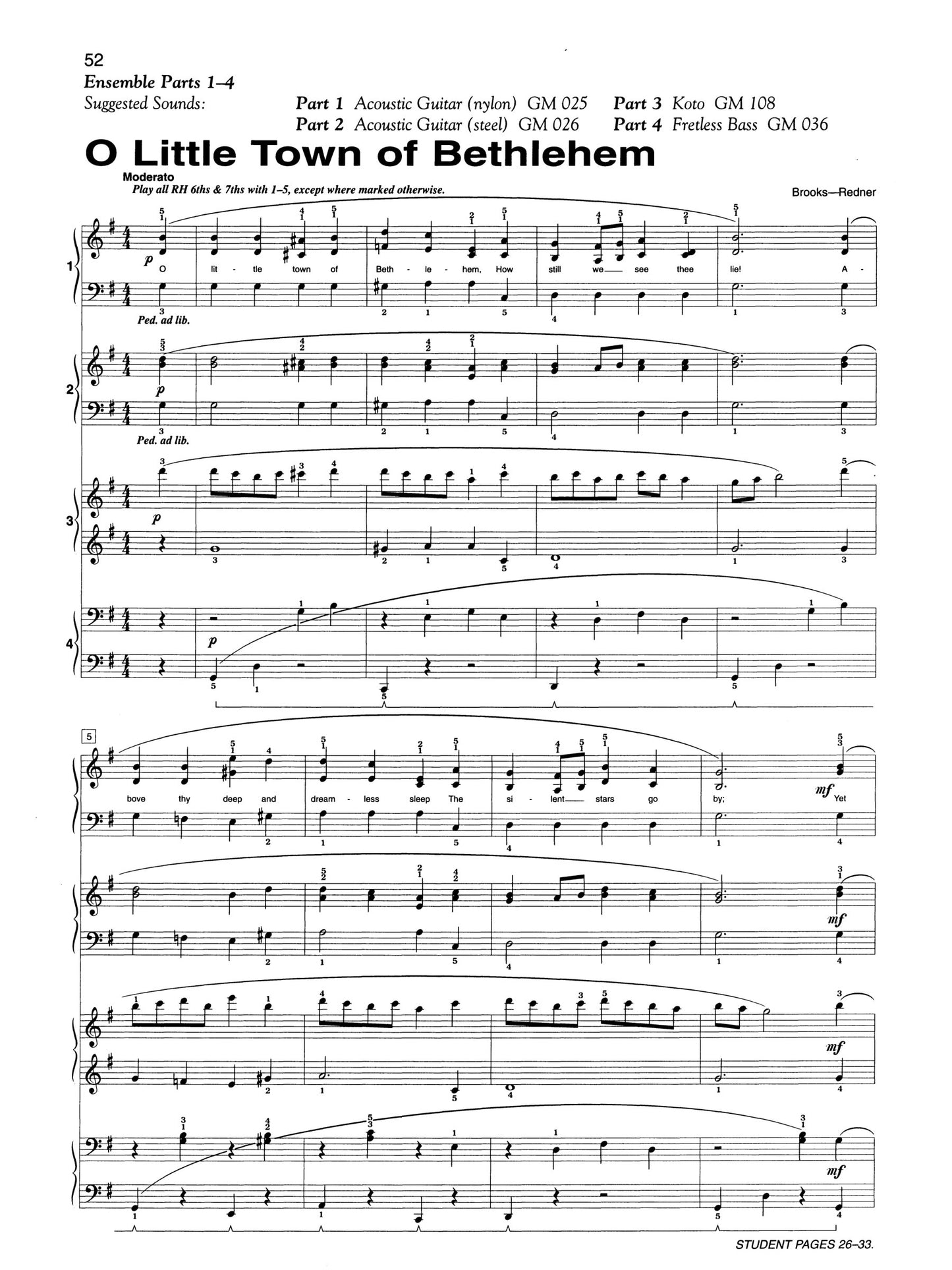 Alfred's Basic Piano Library - Merry Christmas Ensemble Book Level 3