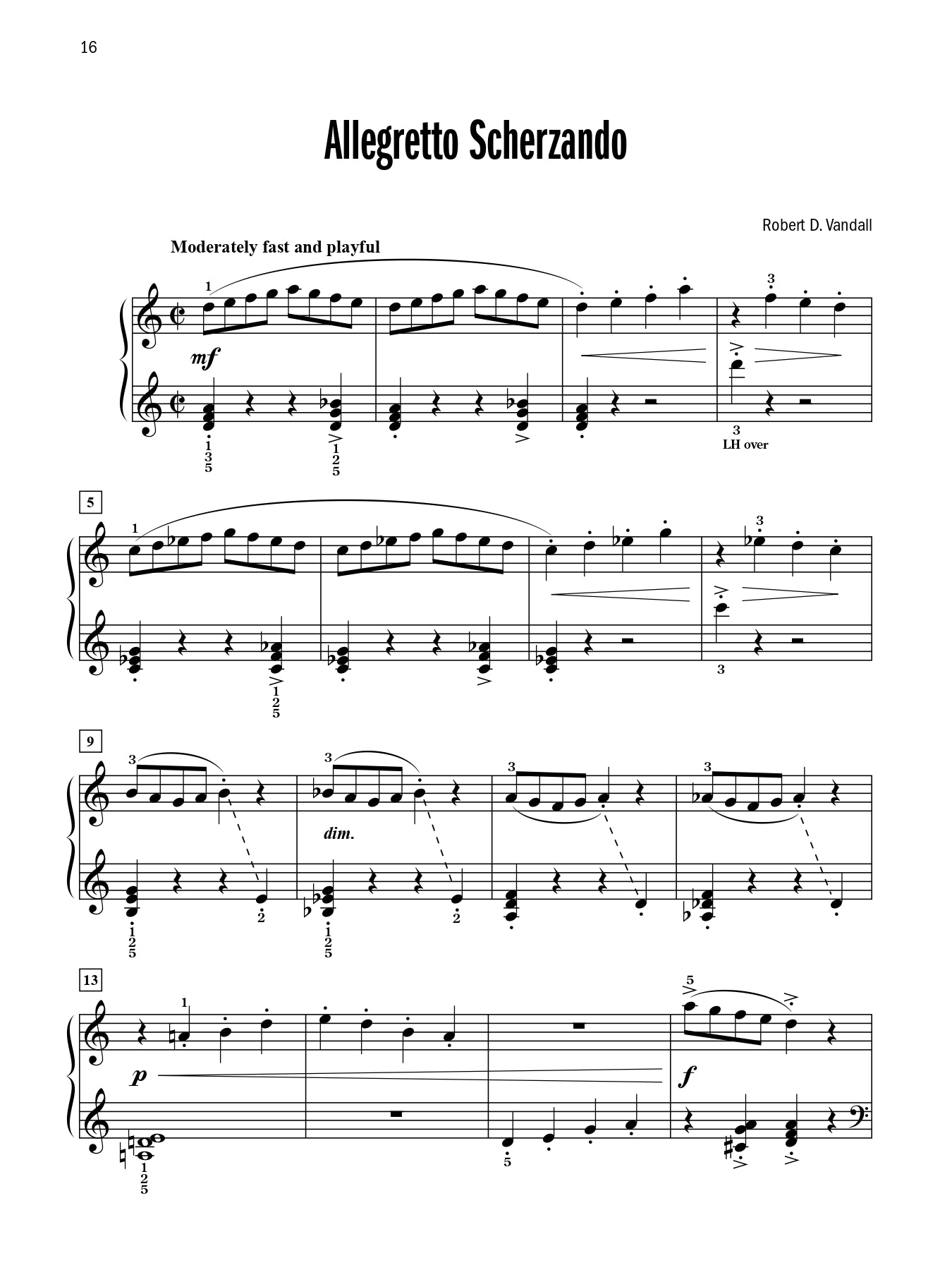 Vandall - Celebrated Virtuosic Piano Solos - Book 3