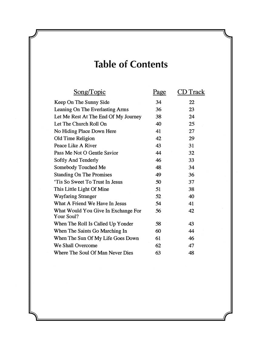 Forty Gospel Greats For Banjo - Book/Cd
