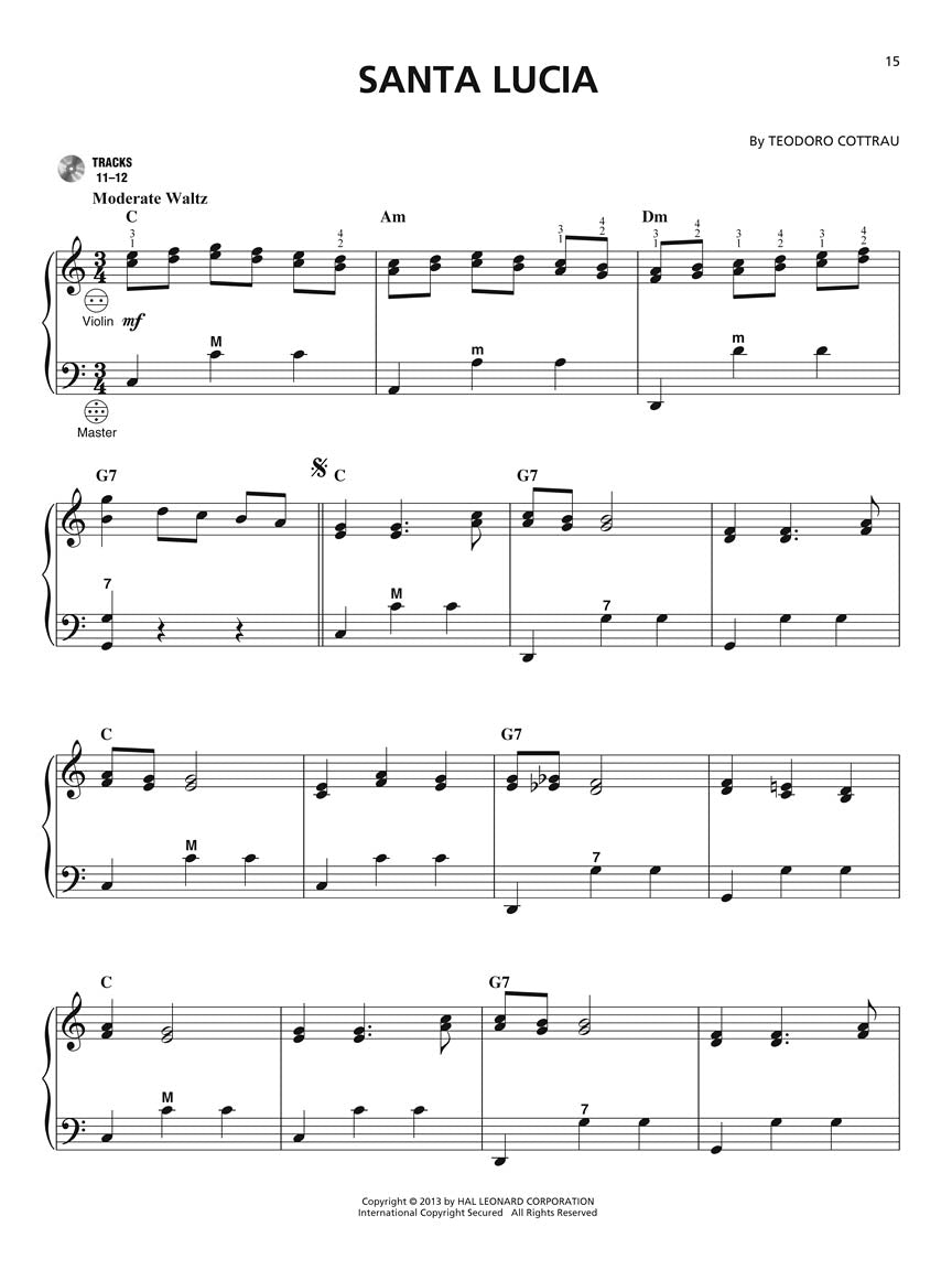 Italian Songs Accordion Play Along Volume 5 Book/Cd