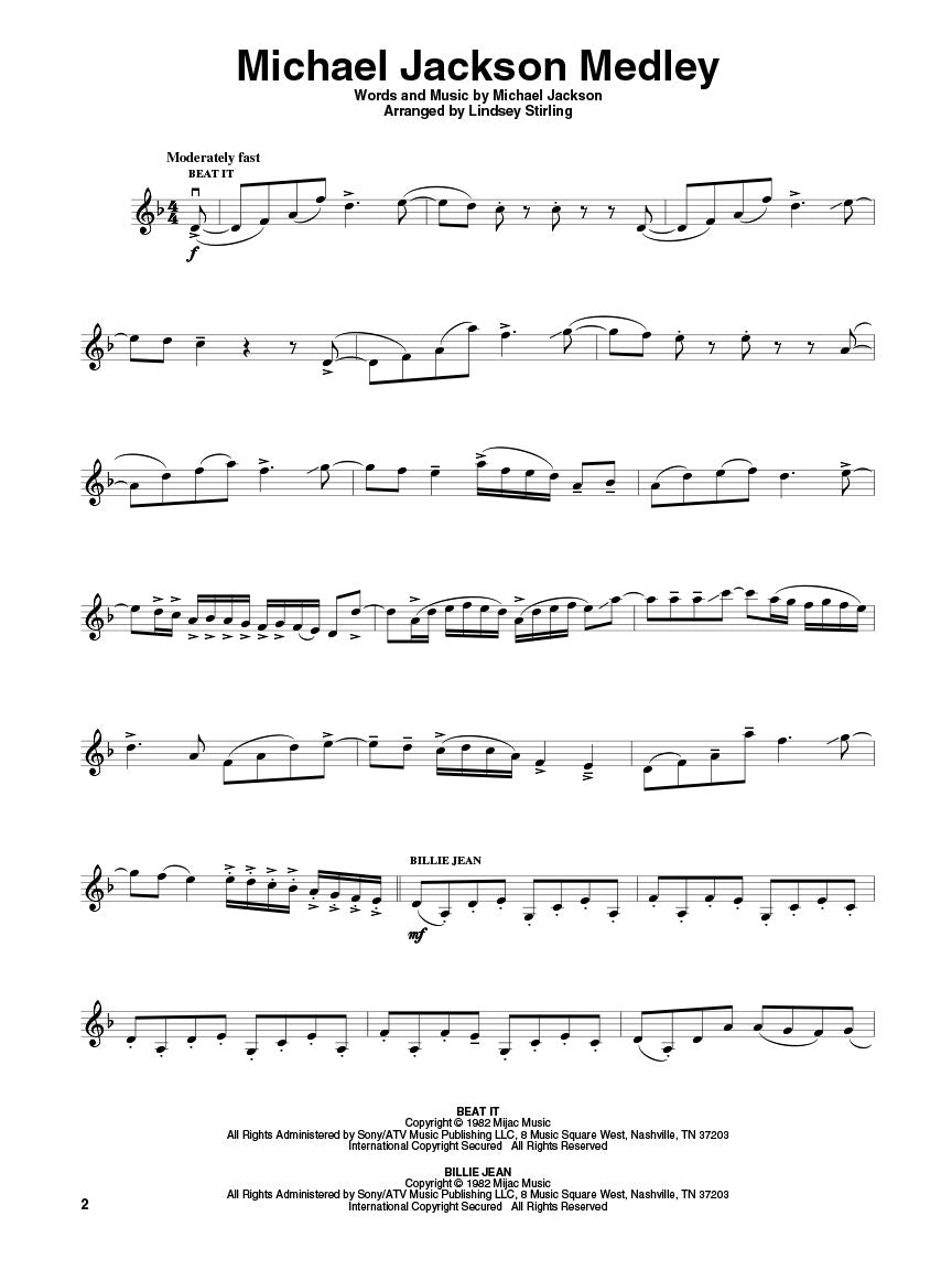 Lindsey Stirling Violin Play Along Volume 35 Book/Ola