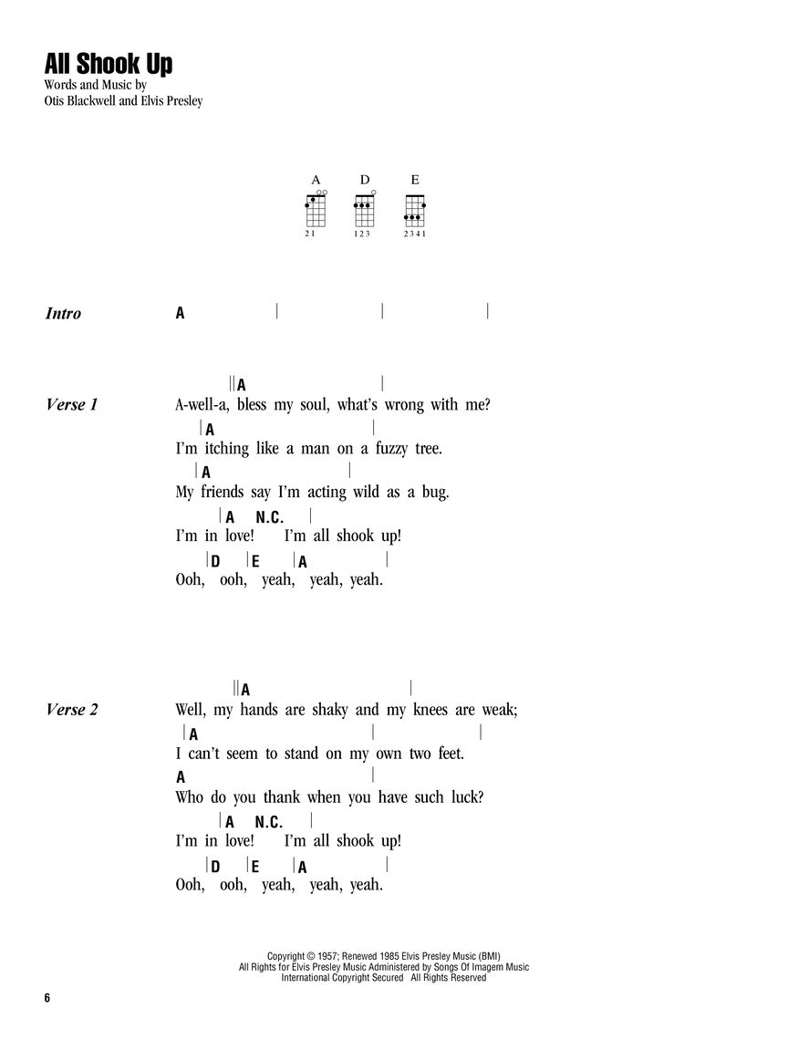 4 Chord Ukulele Songbook Strum & Sing Book (58 Songs)
