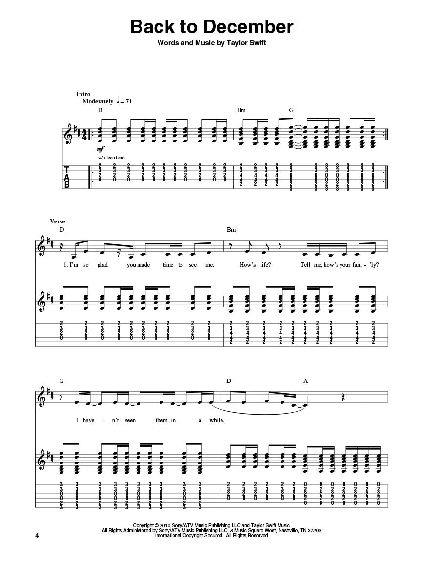 Taylor Swift Guitar Play Along Volume 169 Book/Cd