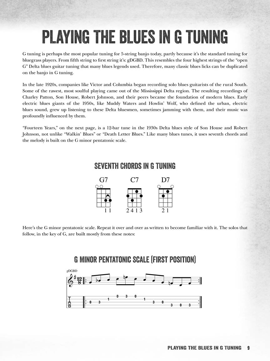 Blues Banjo Book (Lessons, Riffs, Songs & More)