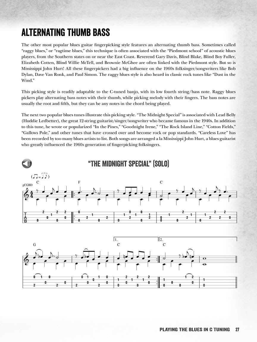 Blues Banjo Book (Lessons, Riffs, Songs & More)