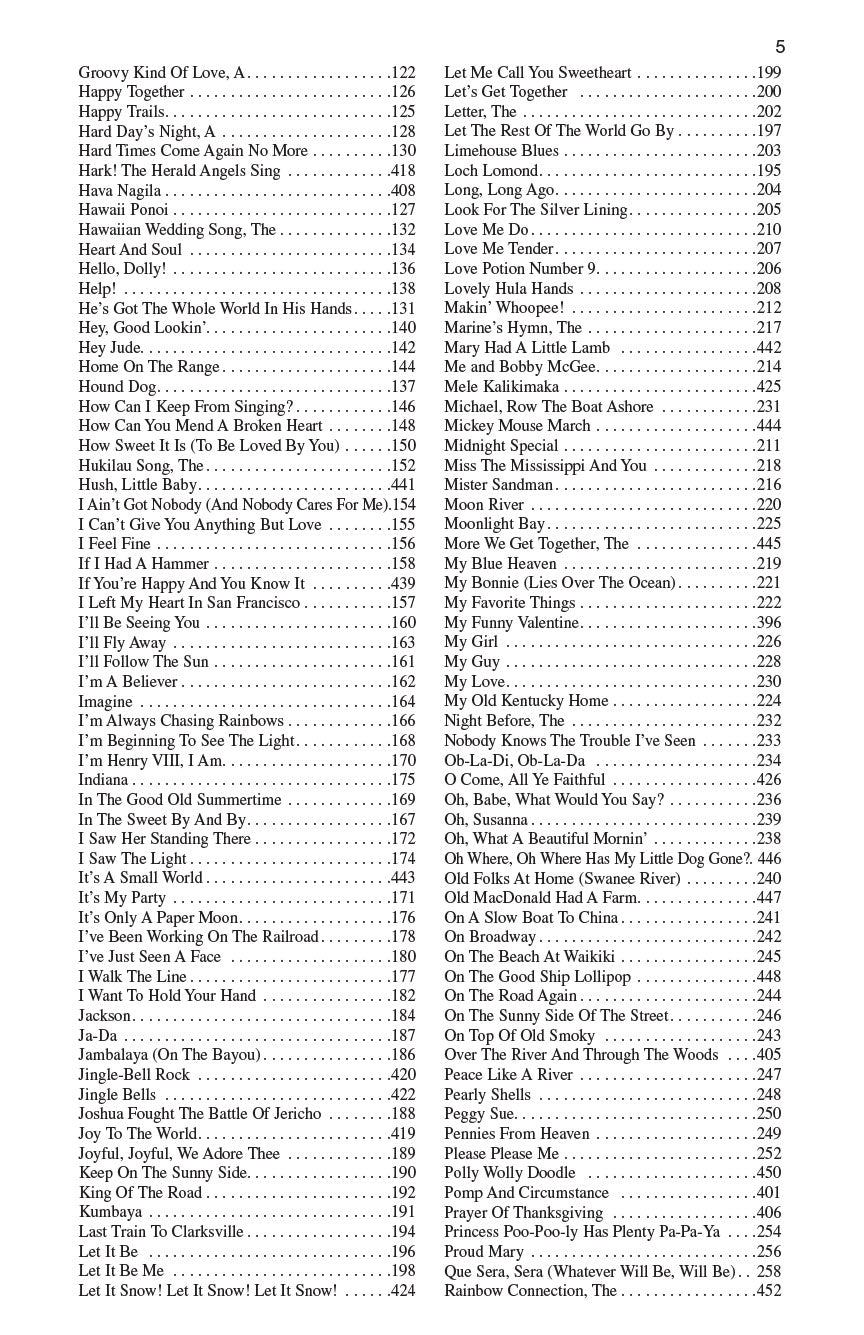 Daily Ukulele To Go Songbook (365 Songs)