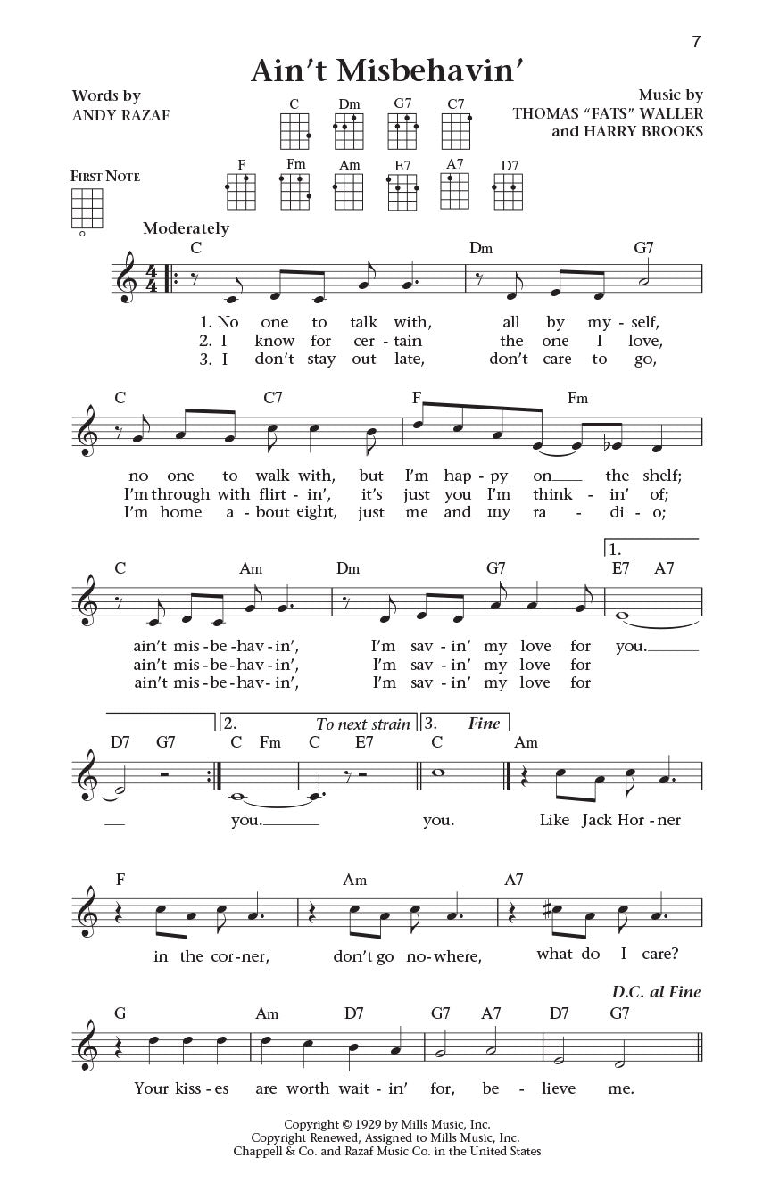 Daily Ukulele To Go Songbook (365 Songs)