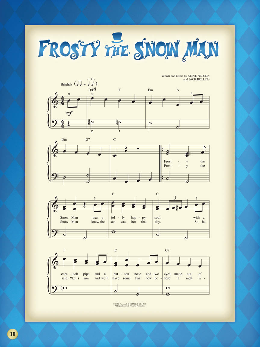 My First Christmas Songbook For Easy Piano & Keyboard