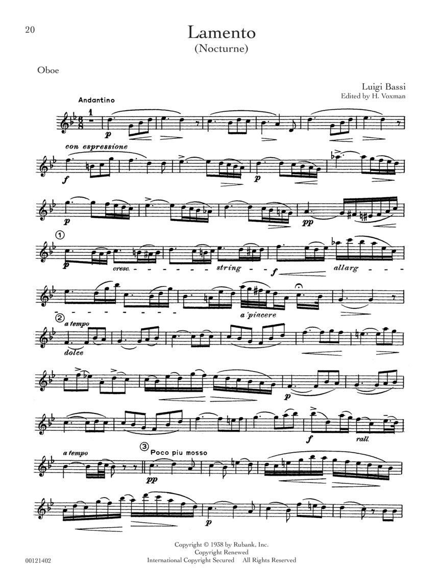 Rubank Treasures For Oboe - Book/Ola