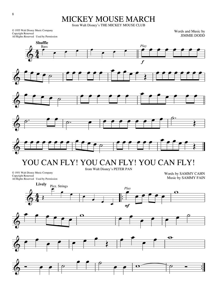 Disney For Tenor Sax Easy Instrumental Playalong Bk/Ola