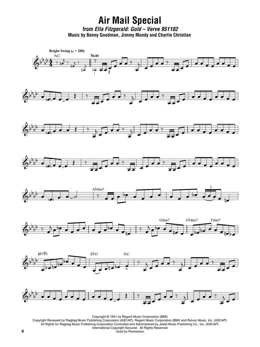 Scat Omnibook For Vocalists And C Instruments (63 Songs) Jazz