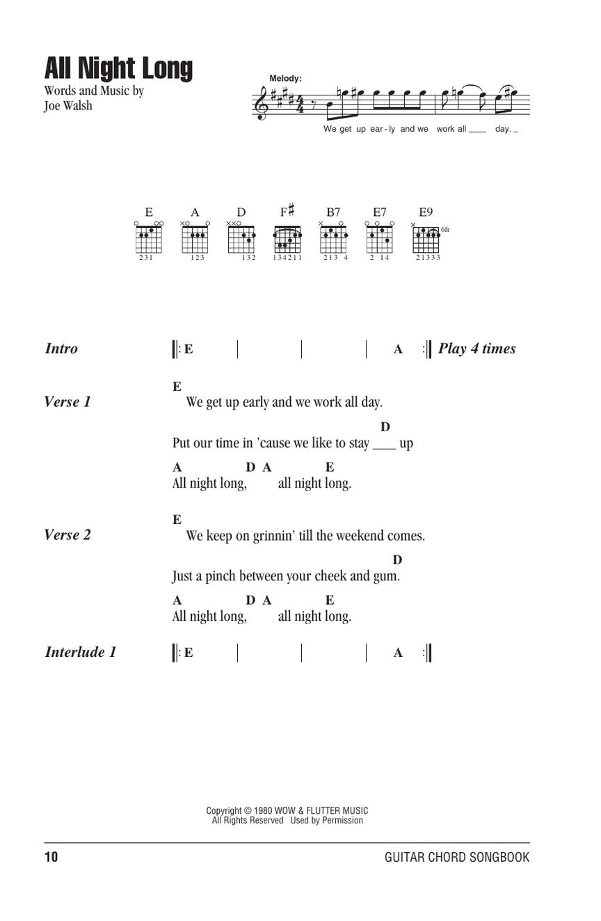 The Eagles Guitar Chord Songbook (40 Songs)
